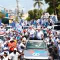 Luis Abinader y candidatos del PRM participan en cierre de campaña en las provincias y la capital
